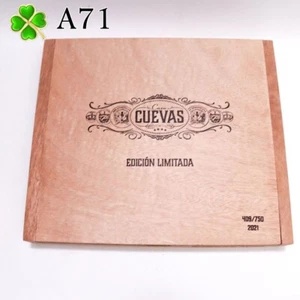 Caja de cigarros de madera vacía Casa Cuevas 2021 Flacos Maduro 10" x 8,5" x 1,5" A71 - Imagen 1 de 8