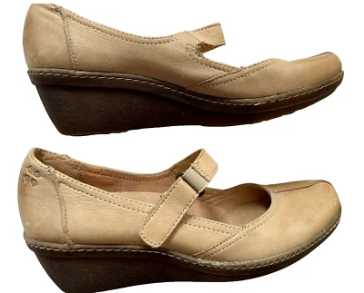 Naturalizer Women’s 6 Mary Jane Leather Shoes Glamor Beige - Image 1 of 4