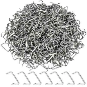 Juego de 1000 piezas de anillos de cerdo galvanizados 3/4 tapicería profesional para muebles de valla - Imagen 1 de 2