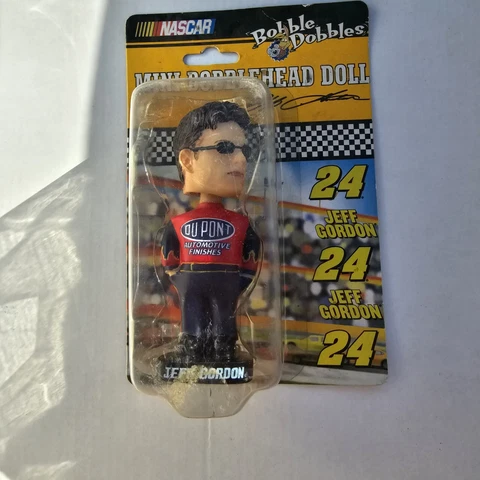 JEFF GORDON MINI BOBBLEHEAD DOLL Nascar Bobble Dobbles Series 3 #24 MOC AD11 Cover