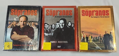 NEW The Sopranos Complete Seasons 1 - 3 DVD Disc Sets SEALED TV Series 2 Foto 1 de 4