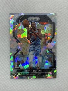 2021-22 Prizm Kevin Durant Cracked Ice #120 Brooklyn Nets Thunder Warriors - Picture 1 of 3