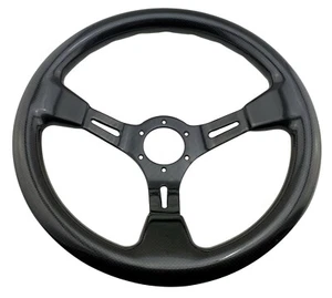 JDM 350mm Deep Dished Racing Full Carbon Fiber Light Weight Steering Wheel 14" - Bild 1 von 2