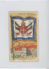 1910-11 ATC Flags of all Nations Tobacco T59 Recruit Purple Back Italy 9bp