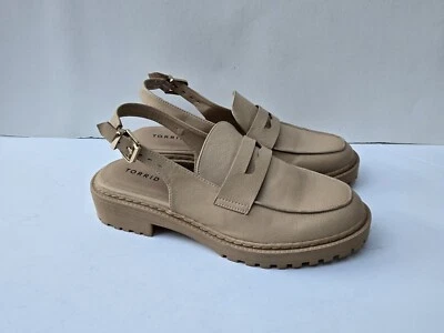 Mocasín TORRID Sling Back Beige Talla-10.5WW Foto 1 de 4