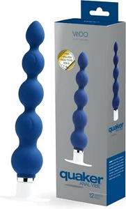 Brand New VeDO Quaker Blue Anal Vibe 12 Modes Vibrating Waterproof - Picture 1 of 6
