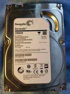 HP Envy Genuine Seagate 2000GB SATA 3.5" 7200RPM Hard Drive ST2000DM001 - Picture 1 of 1