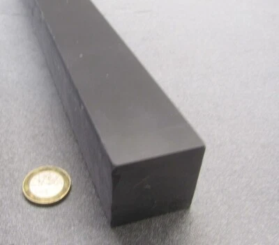 PVC Square Bar Grey, Type I, 1.50" Thick x 1.50" Wide x 48" Length - Image 1 of 4