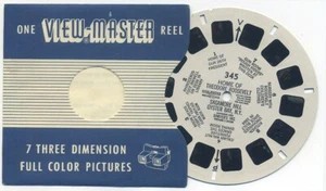 Home of Theodore Roosevelt Sagamore Hill NY 1955 Scarce View-Master Reel 345 - Picture 1 of 1