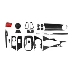 28Pcs Carbon Fiber Interior Steering Wheel Trim Accessories For Camaro 2017-2020 - Picture 1 of 10