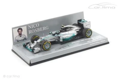 Mercedes AMG Petronas F1 W05 Gp Abu Dhabi 2014 Rosberg Minichamps 1:43 - Immagine 1 di 3