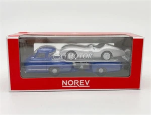 NOREV 1/64 Benz Blue Wunder+Silver Arrows W196 Diecast Model Car Gifts Display - Picture 1 of 12