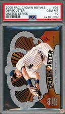 2000 PACIFIC CROWN ROYALE DEREK JETER LIMITED SERIES #95 140/144 PSA 10 POP 2 (9