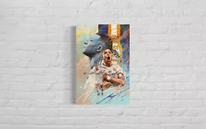Kylian Mbappe | Real Madrid | Sports Wall Art | Canvas | Man Cave Gift - Picture 1 of 5