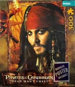 Pirates of the Caribbean Dead Man's Chest Captain Jack Sparrow Jigsaw Puzzle 300 - Picture 1 of 2