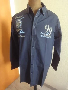 Blaues Herren langarm Hemd " Atlas for Men " Gr. XL - Bild 1 von 6