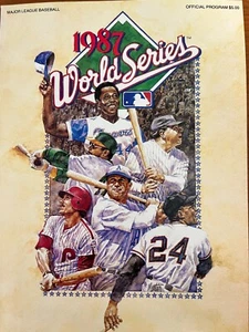 1987 WORLD SERIES PROGRAM MINNESOTA TWINS ST LOUIS CARDINALS CLARK SMITH PUCKETT - Picture 1 of 1