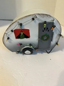 Casa rodante de Navidad de hojalata remolque - Imagen 1 de 6