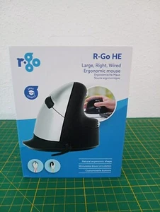 HE Ergo R-Go Vertical Maus Rechtshänder drahtgebunden (schwarz/grau)_0.35_6 - Bild 1 von 9