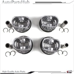 4pcs Piston & Ring 11257540609 For MINI Cooper S R55 R56 R57 1.6L N14 2008-2010 - Foto 1 di 13
