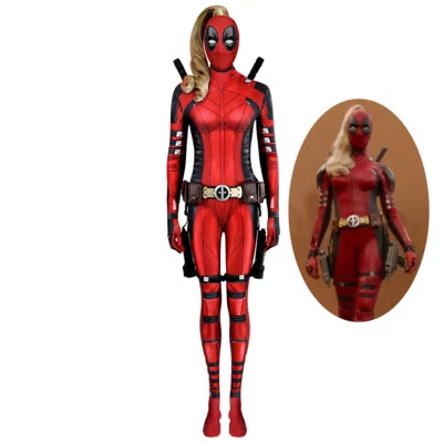 Deadpool Lady Deadpool Costume Cosplay Bodysuit Women's Suit Upgrade Ver - Image 1 of 4