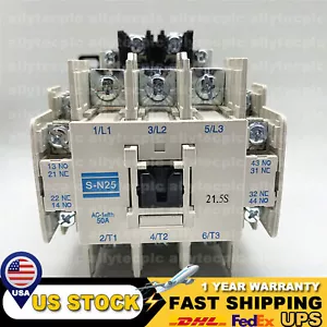 Brand New MITSUBISHI S-N25 AC110V Magnetic Contactor Free shipping#LJ - Picture 1 of 9