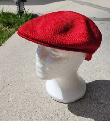 Sombrero/Gorra Kangol Tropic 504 Ventair Rojo Escarlata Tejido Talla Mediana  Foto 1 de 4