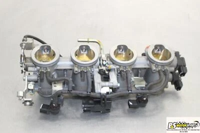 13-16 Kawasaki Ninja Zx6r 636 Main Fuel Injectors Throttle Bodies Intake 2014 14 - Image 1 of 4