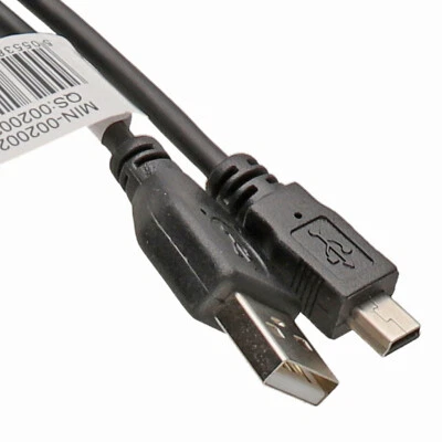 KENABLE Cable de alimentación y datos de 5 pines USB 2.0 de alta velocidad A a mini-B de 0,25 cm 25 cm 24 AWG