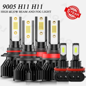 SET For GMC Terrain 2010-2018 6Pcs LED Headlight High&Low + Fog Light Kit 6000K - Bild 1 von 20