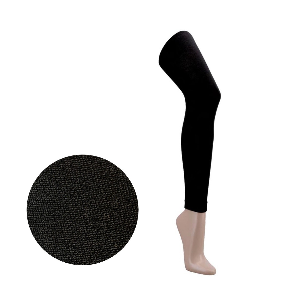 2er Pack Damen Thermo Leggings - Mit Innenfleece, Warm, Schwarz