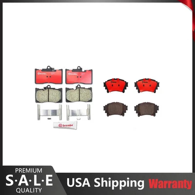 Brembo Front and Rear Premium Ceramic Brake Pads Kit for Lexus GS350 IS350 RC350 - Image 1 of 4