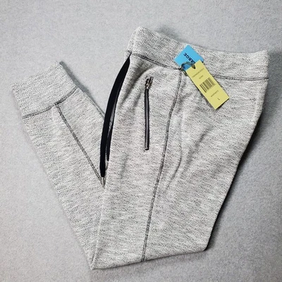 Green Tea Womens Pull On Jogger Yoga Pants Black Ivory Size Large Zip Pockets - Image 1 of 4