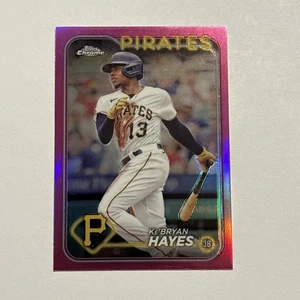 Ke'Bryan Hayes 2024 Topps cromo rosa refractor paralelo #285 Piratas  - Imagen 1 de 2