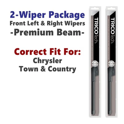 Limpiaparabrisas 2pk limpiaparabrisas de haz para Chrysler Town & Country 1995 19220x2 Foto 1 de 4