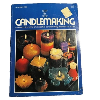 Candlemaking Step by Step 1972 Craft Project Technique Instruction Golden Press - Image 1 of 3