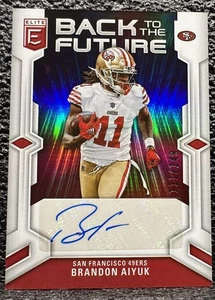 Donruss Elite Football Back to the Future 2023 automático - BFS-BA Brandon Aiyuk/149 - Imagen 1 de 2