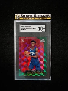 2018-19 Shai Gilgeous-Alexander Panini NBA Hoops Green /99 #262 SGC 10 RC OKC - Foto 1 di 5