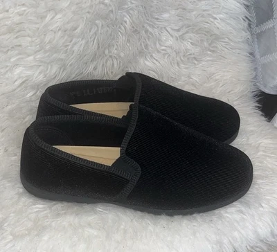 Mens Foamtreads Regal Black Fabric Slippers Size 11 - Image 1 of 4