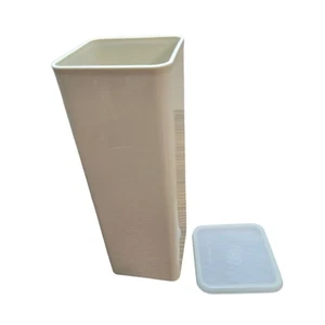 Guardián de terciopelo cuadrado Tupperware vintage sin bandeja 1696-5 con tapa - Imagen 1 de 11