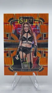 2024 Panini Select WWE - Concourse Dakota Kai #30 Orange Flash Prizm - Picture 1 of 2