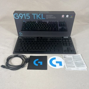 Logitech G915 TKL Lightspeed Wireless Mechanical RGB Keyboard No USB Dongle - Picture 1 of 13