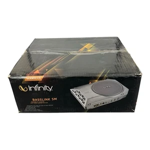 Infinity Basslink SM 8" Slim Powered Car Subwoofer System New No Cable - Picture 1 of 7