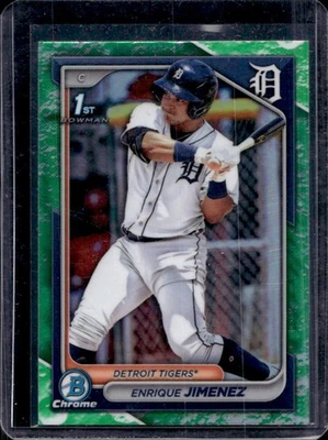 2024 Bowman Enrique Jimenez Chrome Lunar Glow Refractor 1st Prospect #BCP-31 - Image 1 of 2
