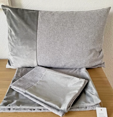 3er Set ESPRIT Dekokissen Kissenhülle "HARP"Sofa/Couch*lightgrey*38x58cm*NP20€ - Bild 1 von 4