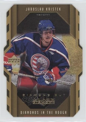 1999-00 Black Diamond Diamonds in the Rough Cut Jaroslav Kristek #111 Rookie RC - Image 1 of 2