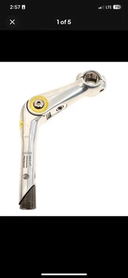 Promax 22.2mm Quill Stem (For 1") 90mm 0-60° Adjustable Rise 25.4mm 180mm - Image 1 of 4