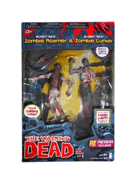 McFarlane Toys The Walking Dead: Bloody Black And White Zombie Action Figure