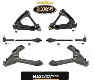 97-99 4x4 Dakota Durango Tie Rods 4 Control Arms with Ball Joints Bushings 8Pc - Picture 1 of 1