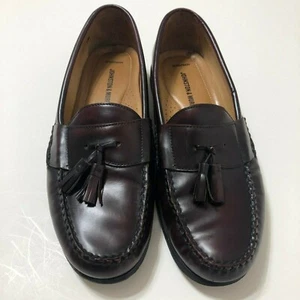 Johnston & Murphy Braun Herren Größe 10,5 M Slipper Halbschuhe mit Quaste EUC - Bild 1 von 8